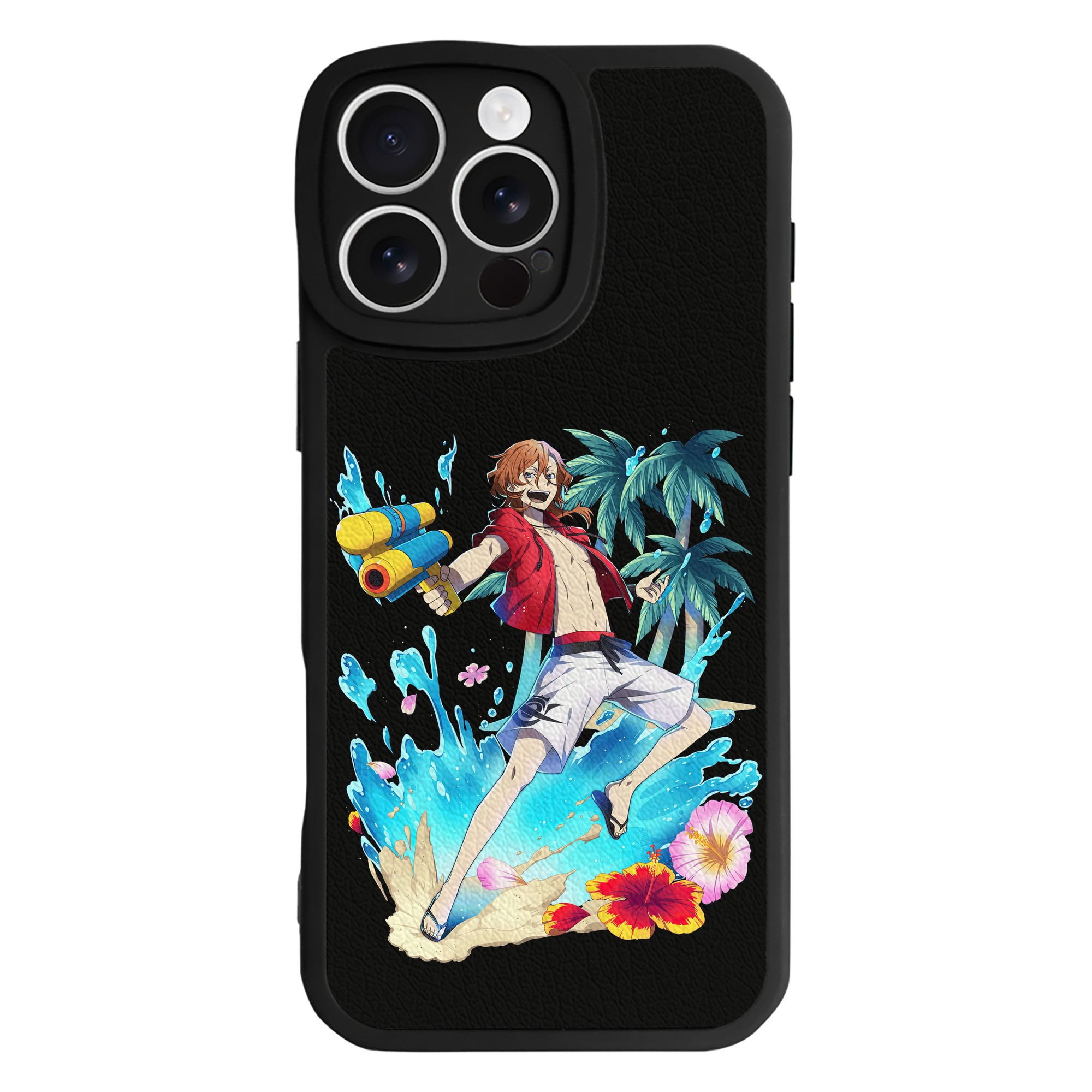 （画像用） 文豪ストレイドッグス Bungo Stray Dogs 【iPhone 16シリーズ対応】シリコンスマホケース（レザー調） 材質：シリコン